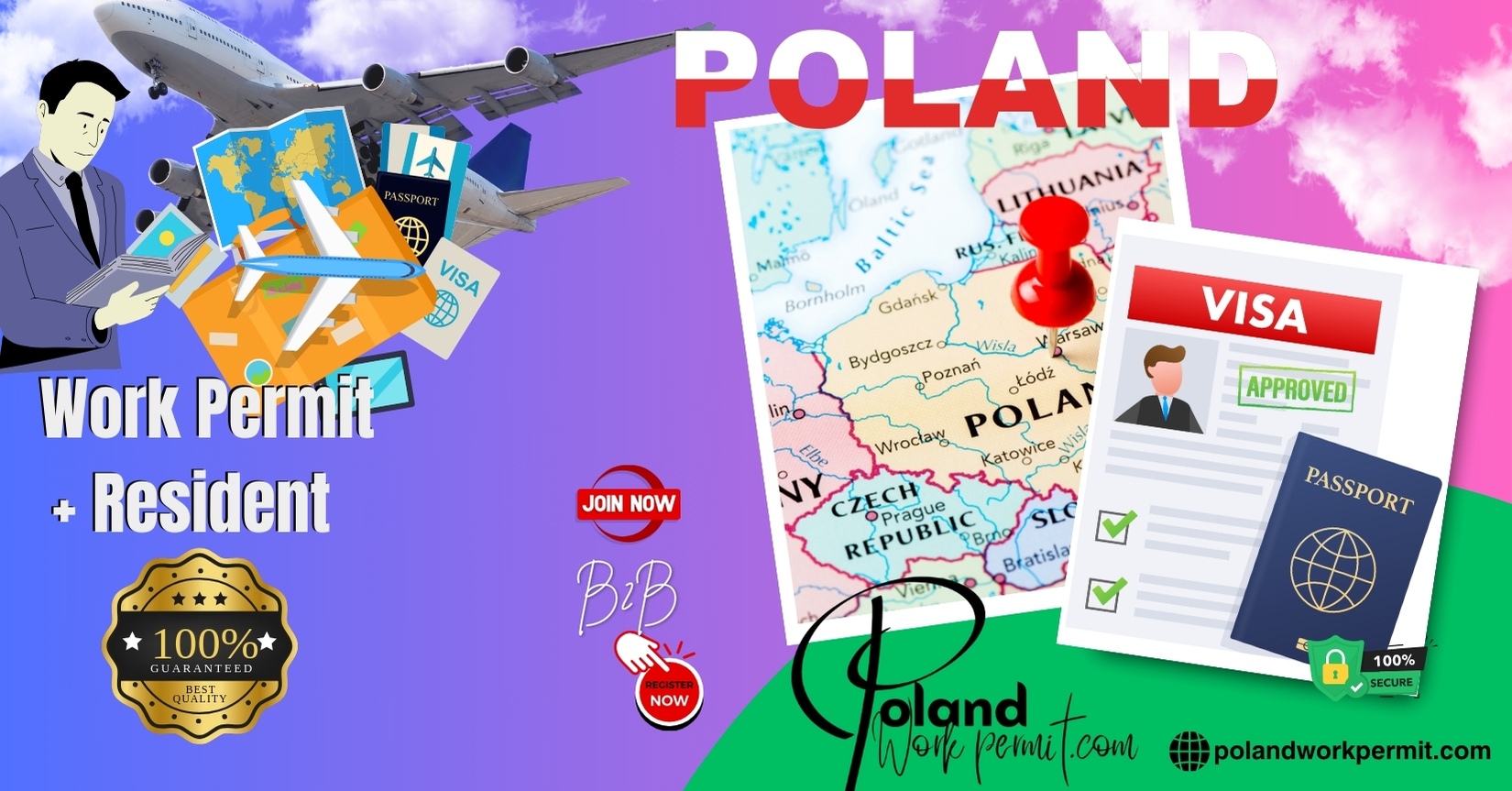 How to Apply for a Student Visa, Business Visa, Investor Visa, and Resident Card Visa from Botswana to Poland?